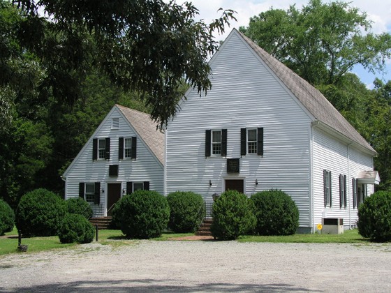 Slash Church 1729 with side bldg 1955. Slash Christian Church built 1729 with smaller side building built 1955 © DAJones