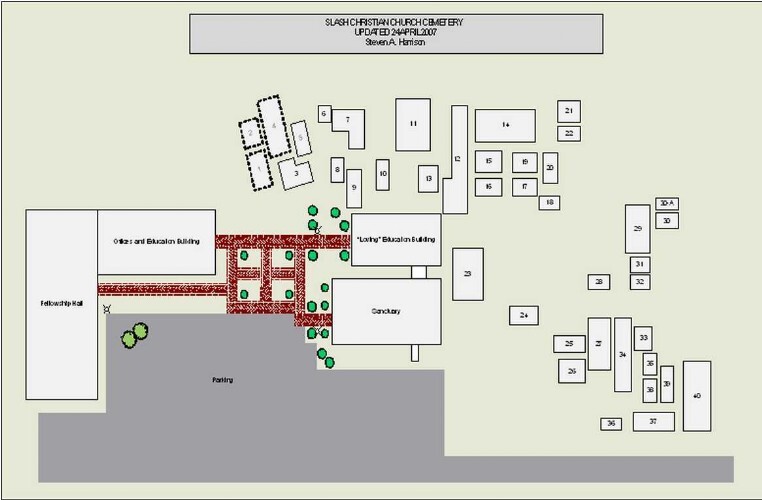 Slash Christian Church Burial Plots Map Slash Christian Church Burial Plots Map